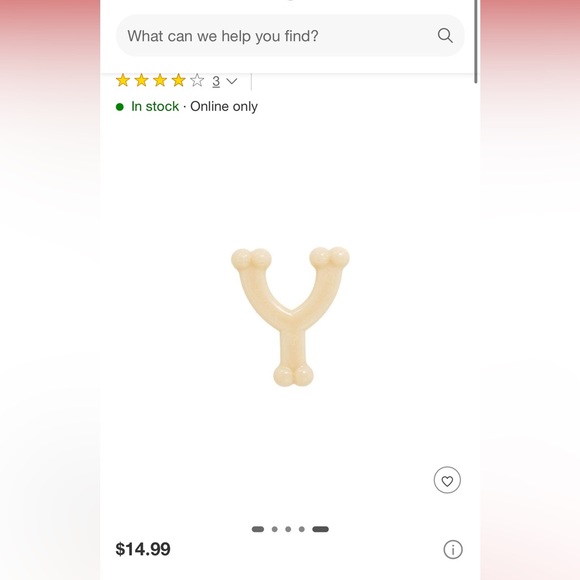 Nylabone & Barkbone durable dog chew toys - bullystick, wishbone & others - Picture 10 of 13